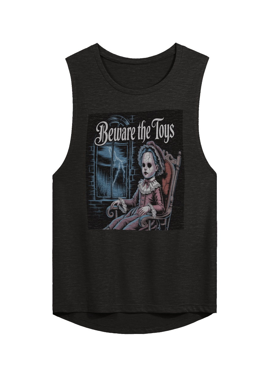 Midnight Veil Designs Women's Black Gothic Flowy Muscle Tank - S-2XL product image (1)