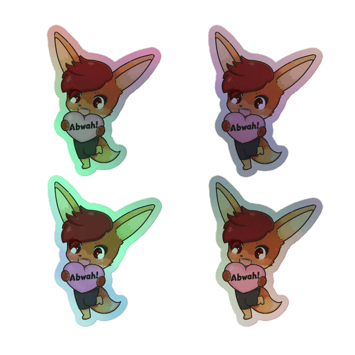 Holographic Abwah Stickers product image (1)