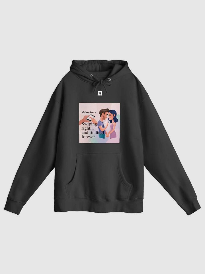 Swiping Right Finding Forever Cartoon Unisex Hoodie product image (1)