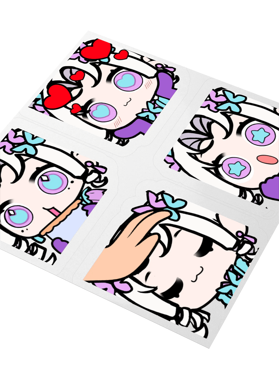 Pixie Emote Sticker Sheet 1 product image (3)