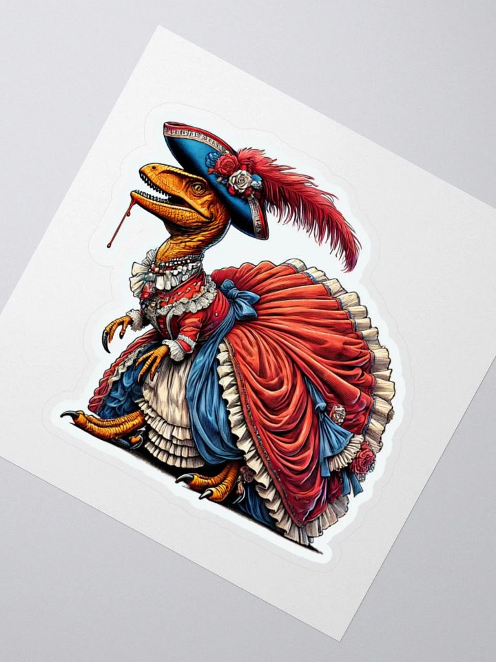 New American Dinosaur Sticker - Raptor Trot product image (2)