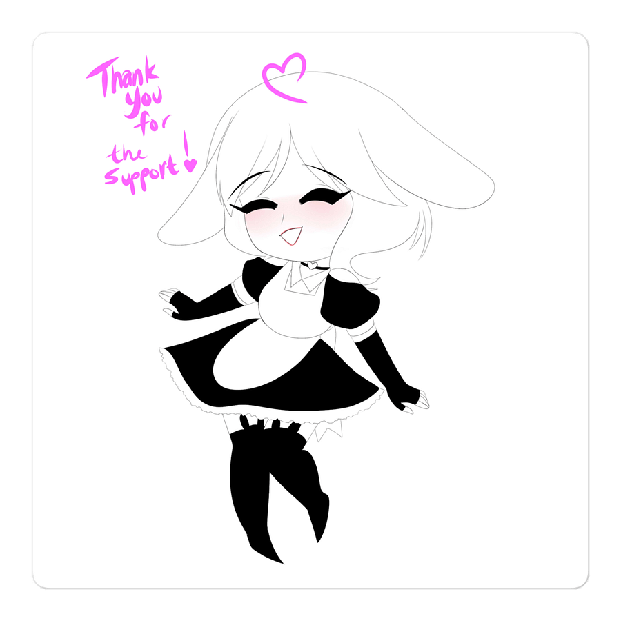 'Thank You For The Support!' Sticker product image (3)