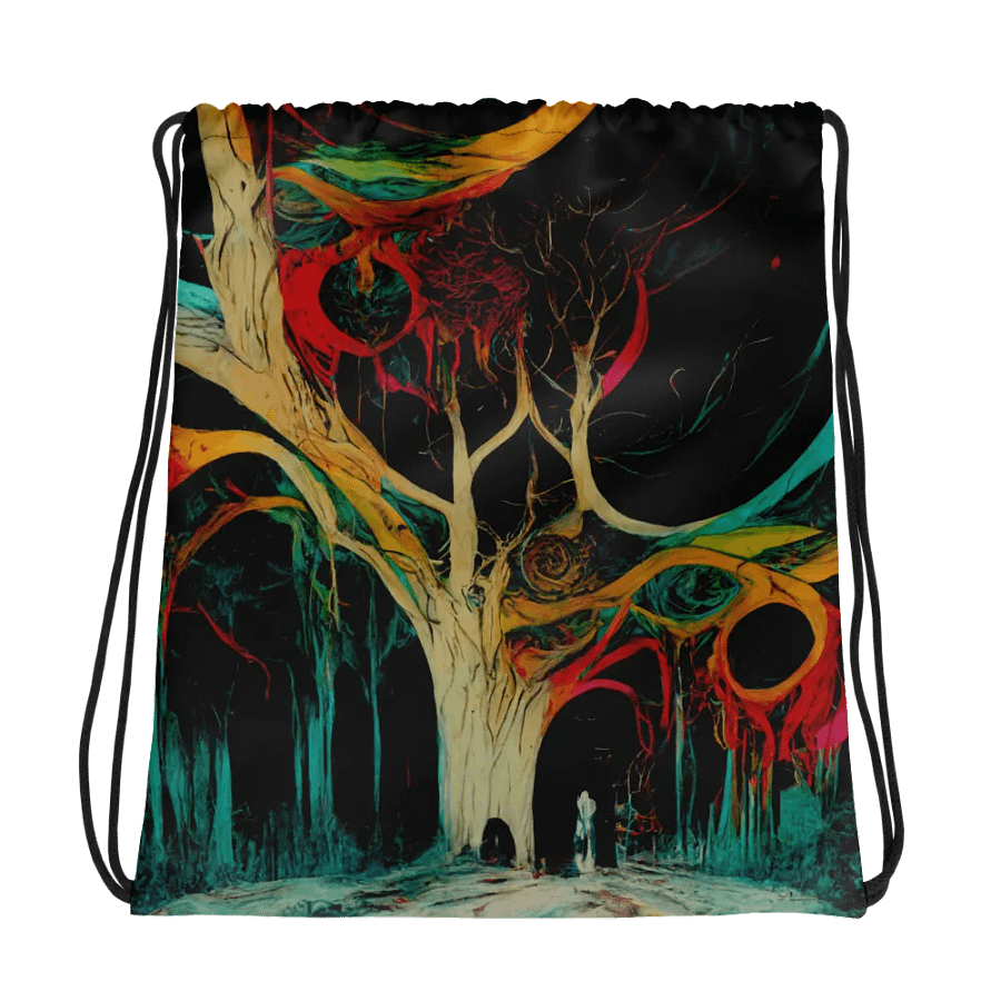 Surreal Tree All-Over Drawstring Bag product image (1)