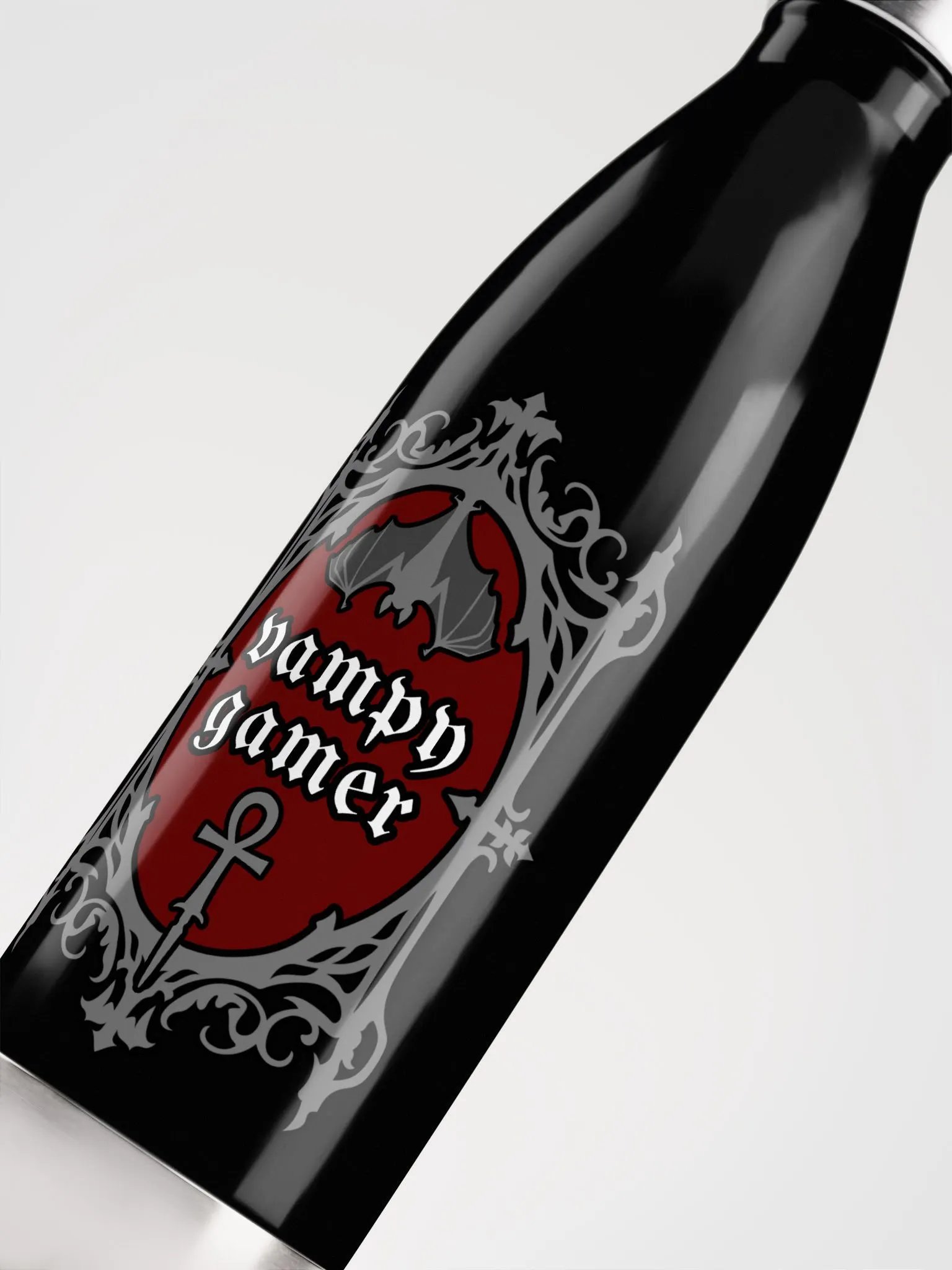 Vampy Gamer 17oz Stainless Steel Water Bottle product image (5)