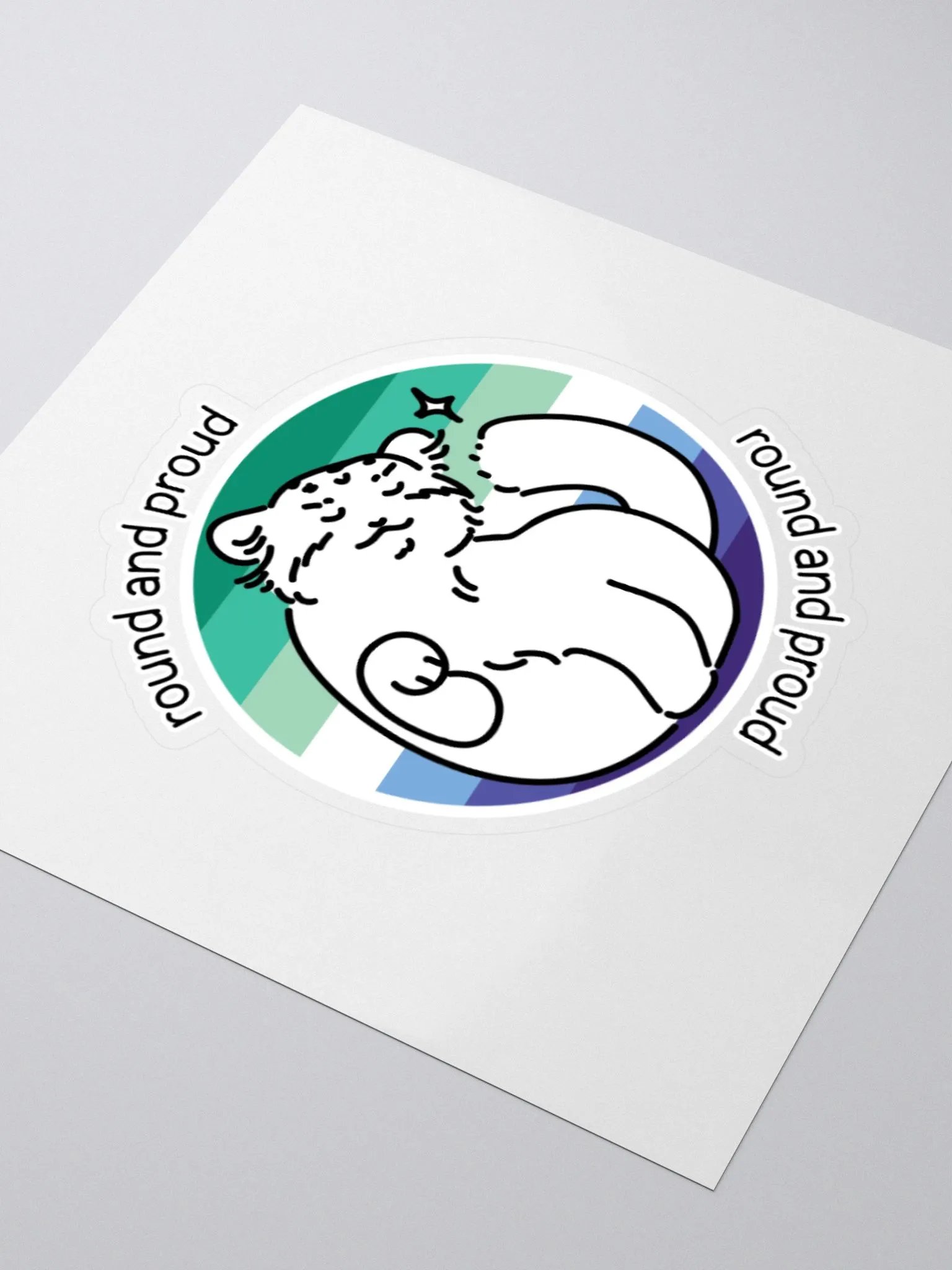 Round and Proud Manul Gay MLM Version - Sticker product image (7)