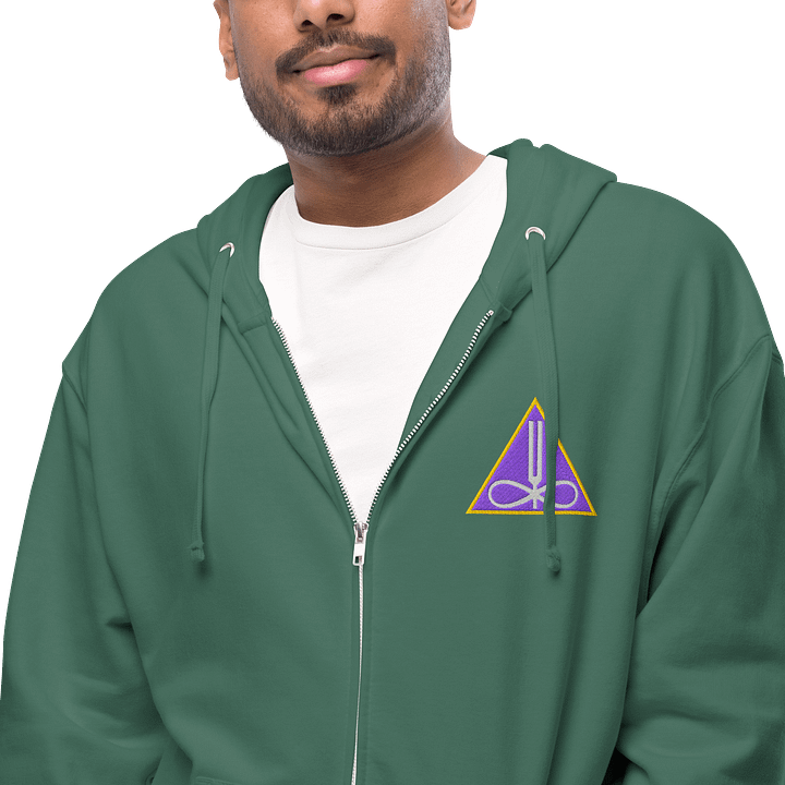 Thinkroot Energy Triangle Zipper Hoodie (Embroidered) product image (2)
