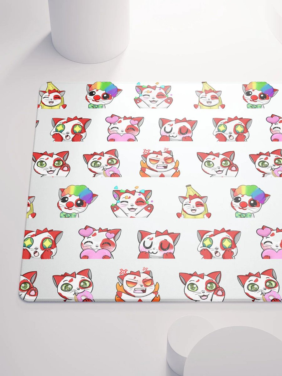 Crimson Pattern Gaming Mouse Pad product image (6)