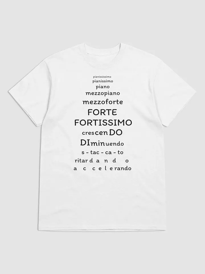 Playera de Términos Musicales product image (1)