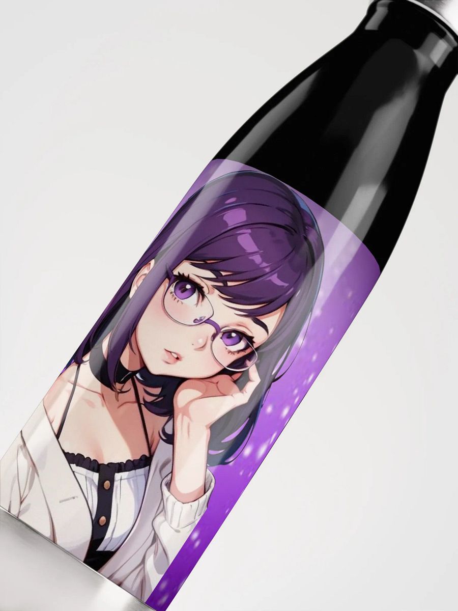 (Purple WAIFU) K Stainless Steel Water Bottle product image (5)