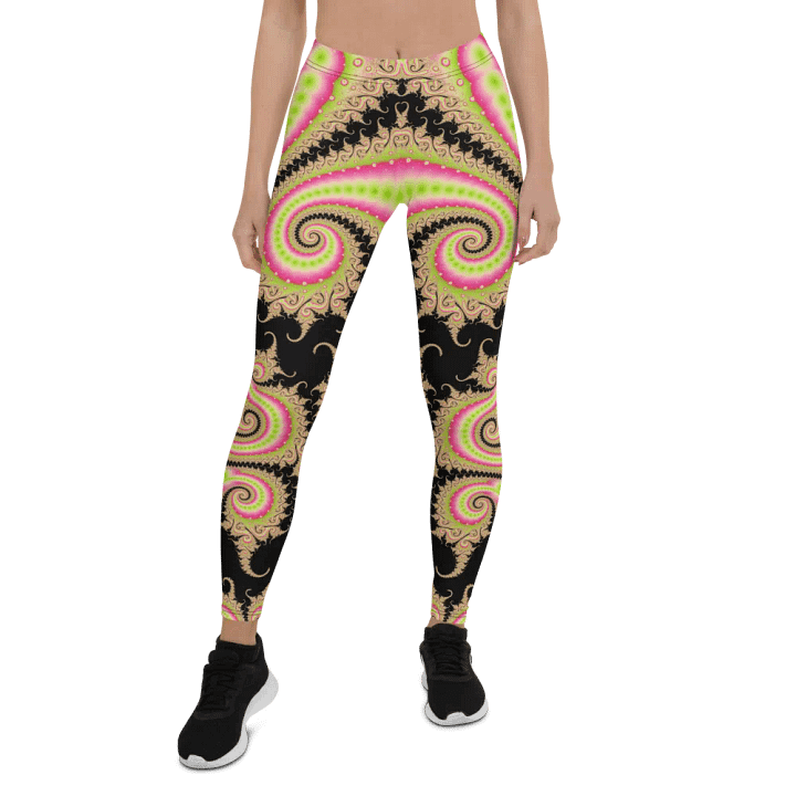 Fractal Leggings - Strawberry Spill product image (1)