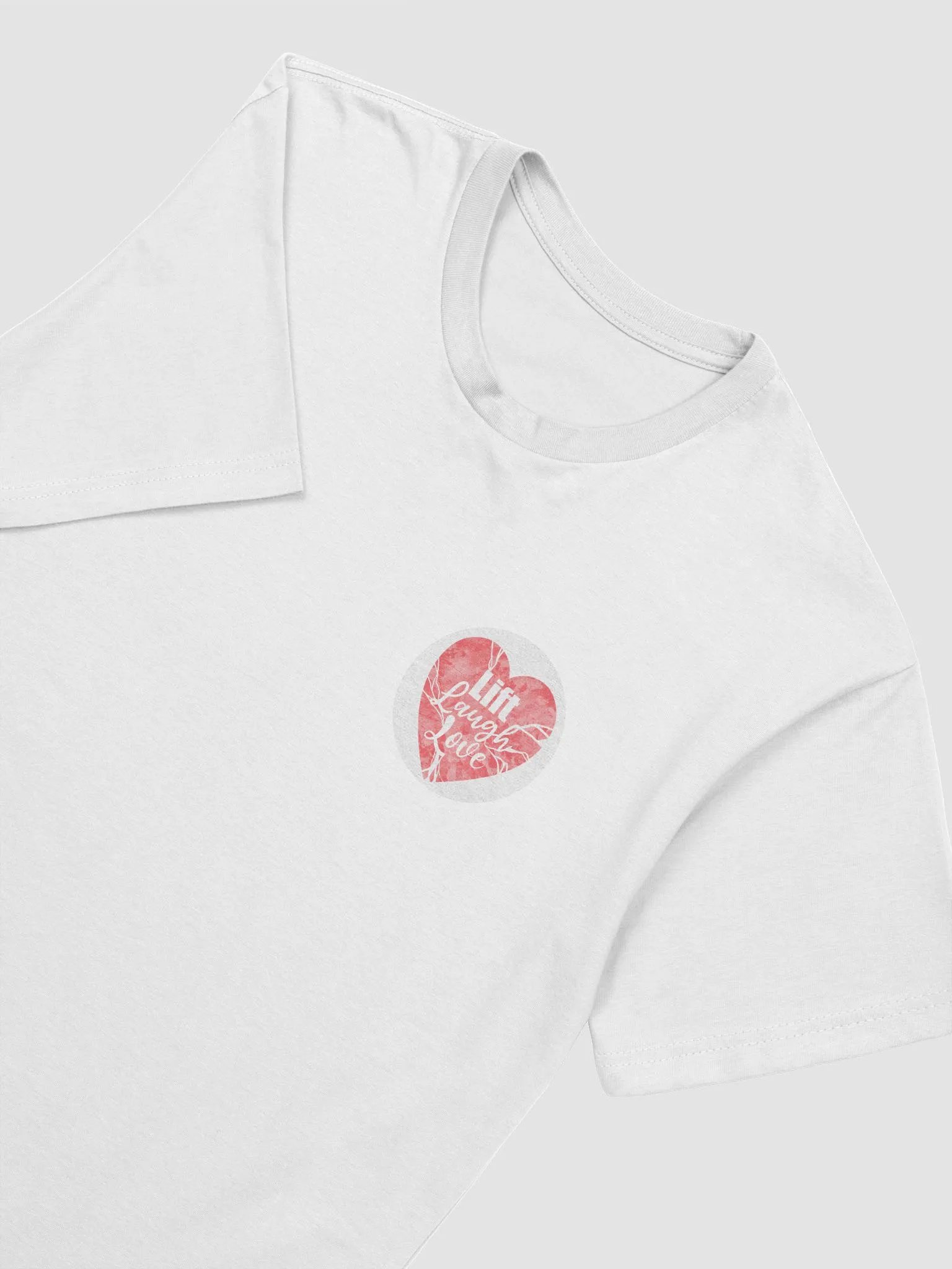 Lift Laugh Love Pink Heartbreak Gym Tee product image (45)