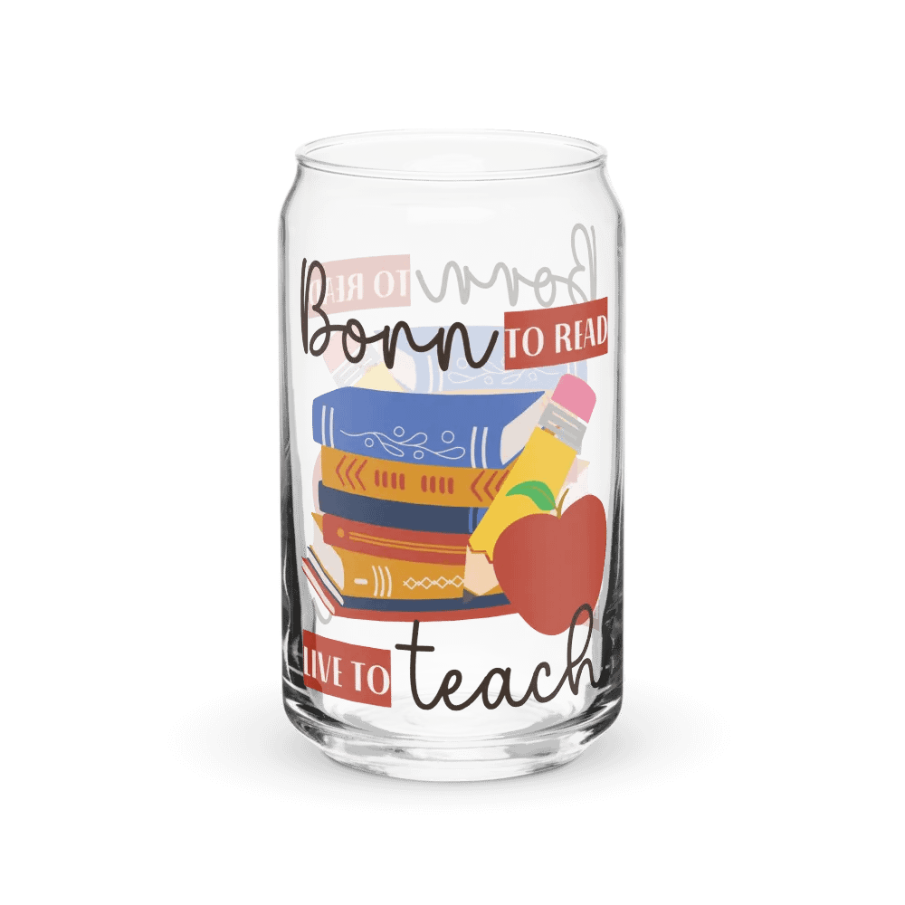 Ice Coffee Glass Tumbler Gift For A Book Lover Teacher product image (11)
