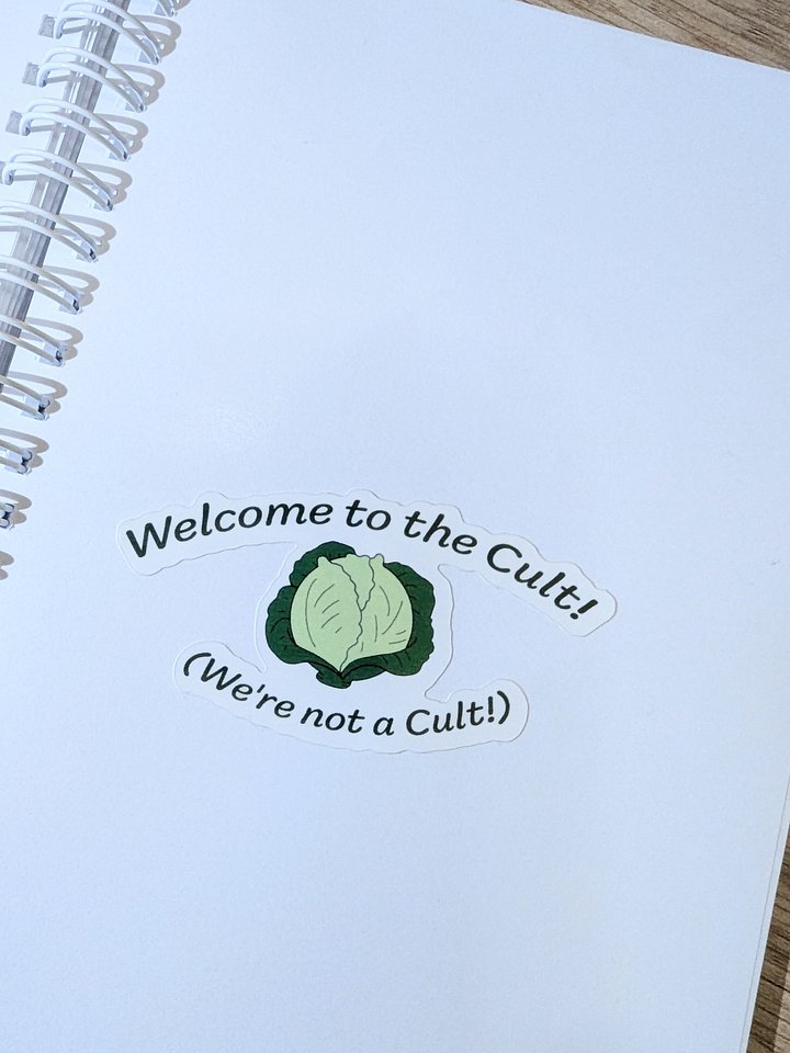 Welcome to the Cult Sticker product image (1)