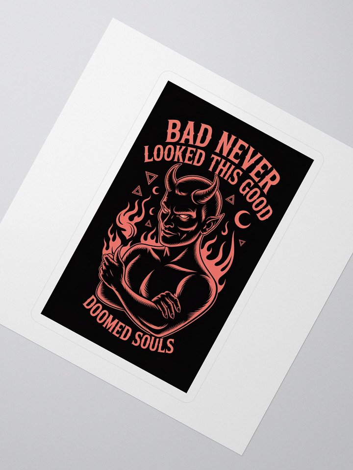 Bad Never Looked This Good Devil Kiss Cut Stickers product image (2)