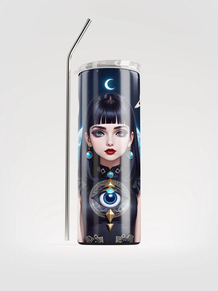 Mystic Girl 20 oz Skinny Stainless Steel Tumbler - v5 product image (1)