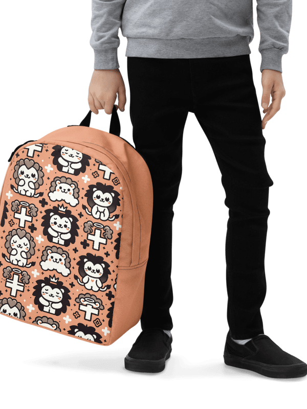 Lions and Crosses Minimalist Backpack product image (5)
