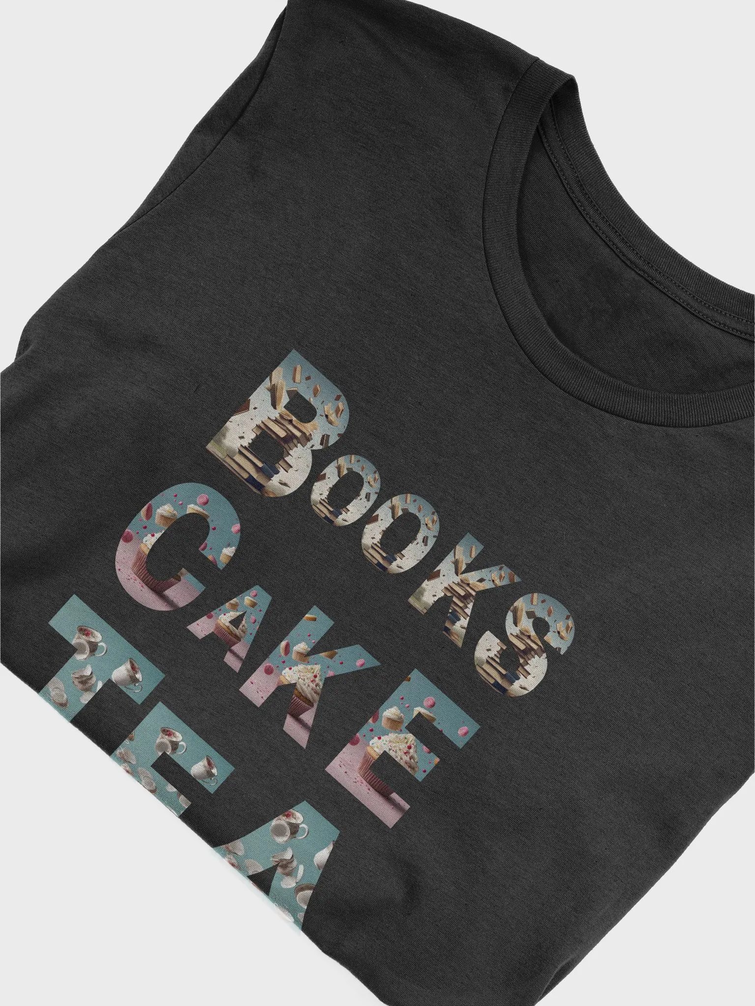 Books Cake Tea - Unisex T-shirt product image (49)