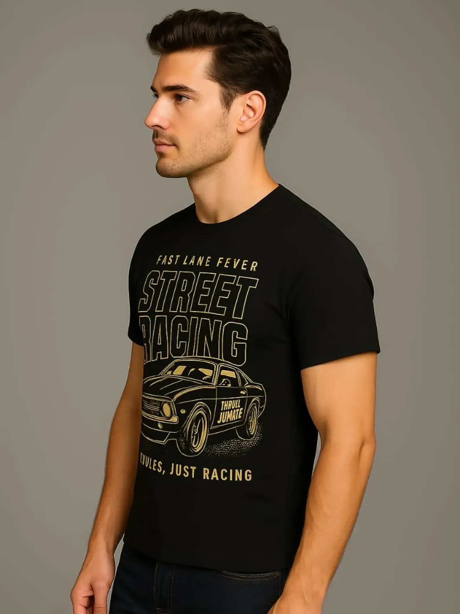 Retro Street Racing Fever T-Shirt product image (2)