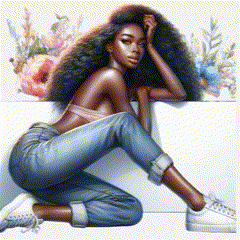 Leave A Sign | Clip Art Collection | African American Women Clip Art product image (1)