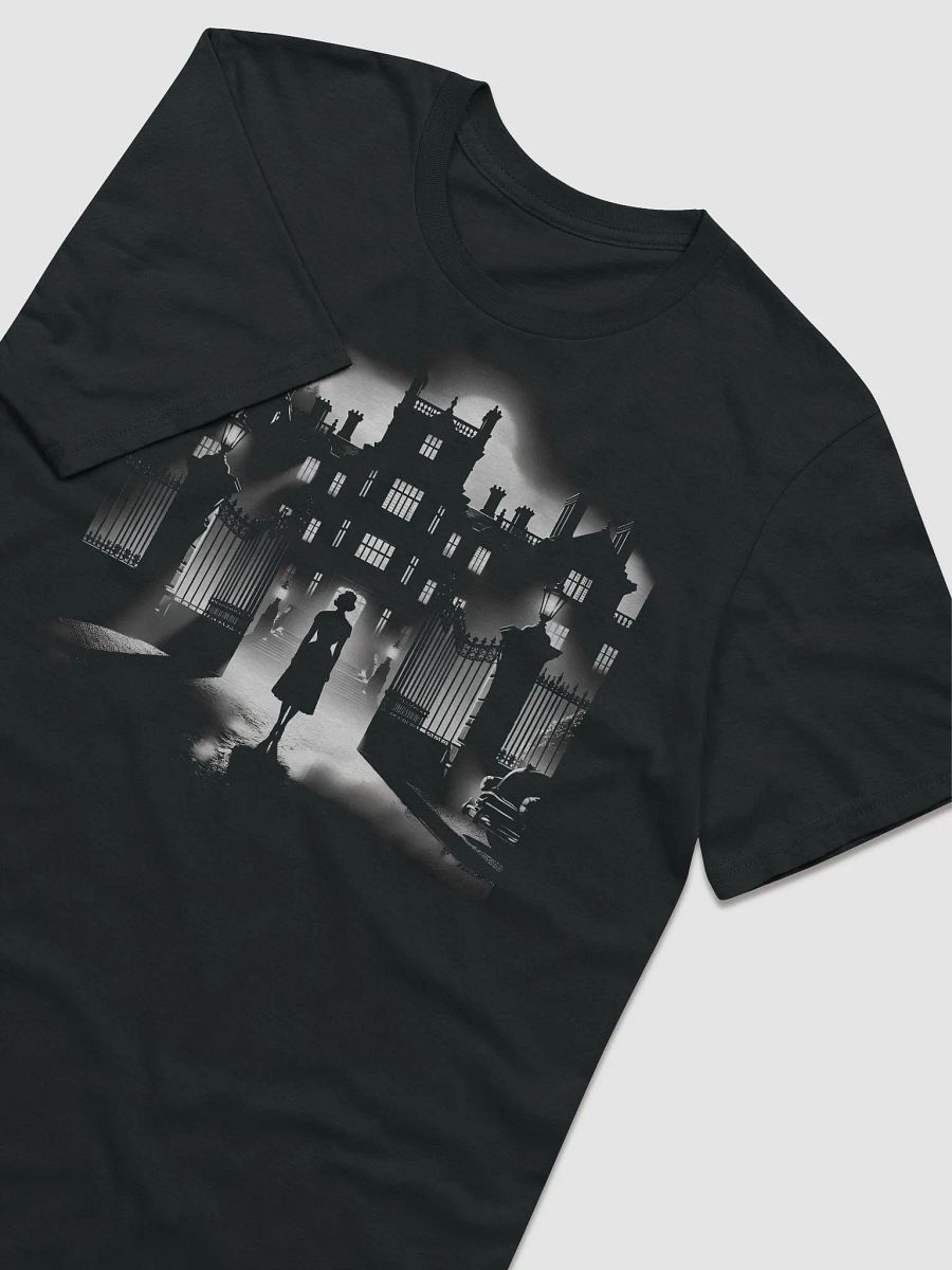 Mansion Mystery: A Noir Silhouette (Front Print Womens Tee) product image (3)