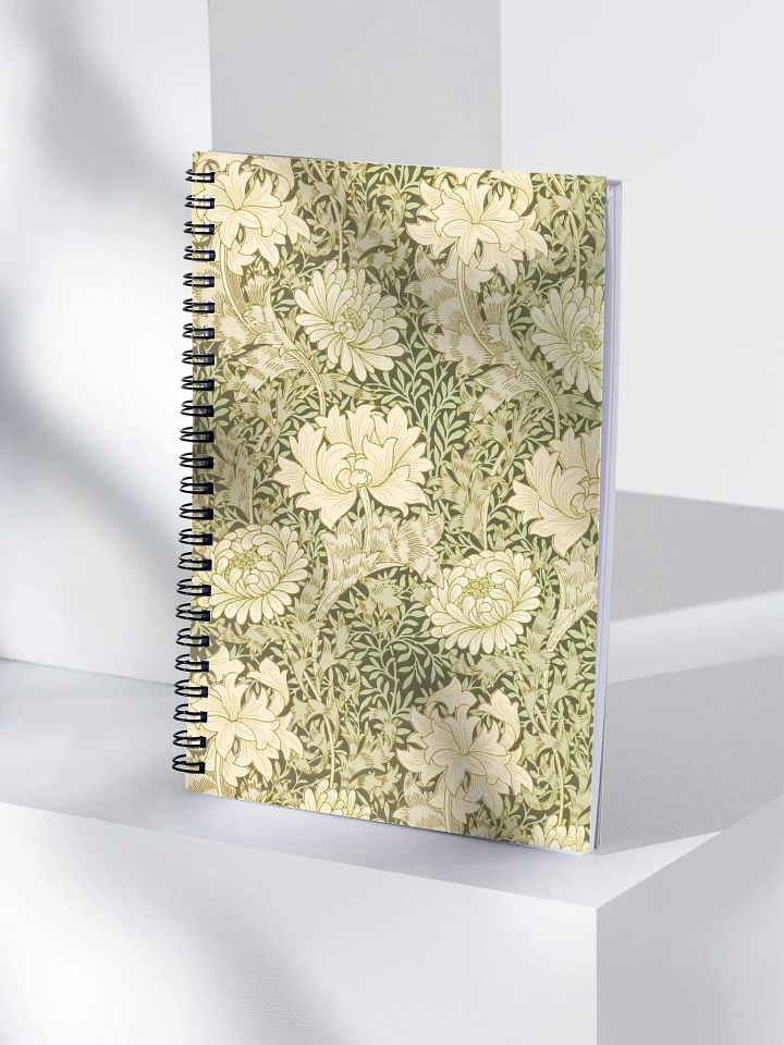 Chrysanthemum: William Morris: Spiral Notebook product image (2)