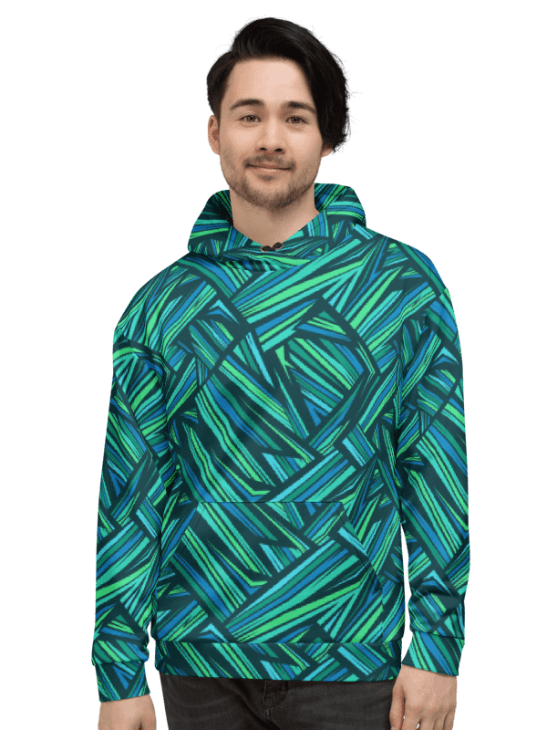 Aqua Angles | Recycled Unisex Hoodie product image (3)