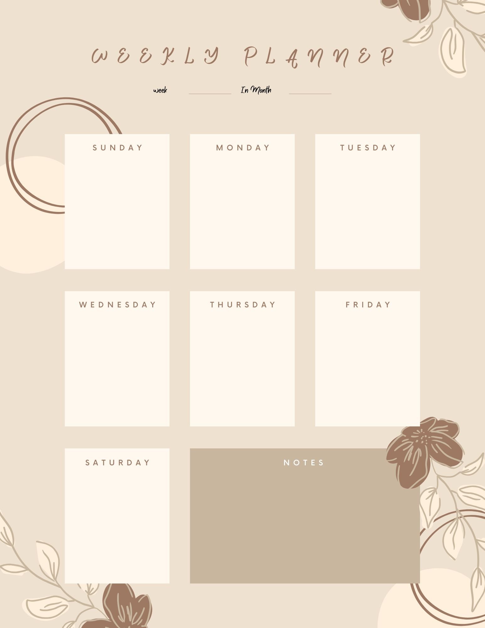 Digital Monthly Planner product image (7)