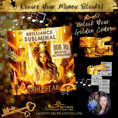 🚀✨Abundance Alert: In case you haven't yet heard—my 808 Hz BRILLIANCE WEALTH BUNDLE is NOW LIVE! ✨That dazzling golden secret...