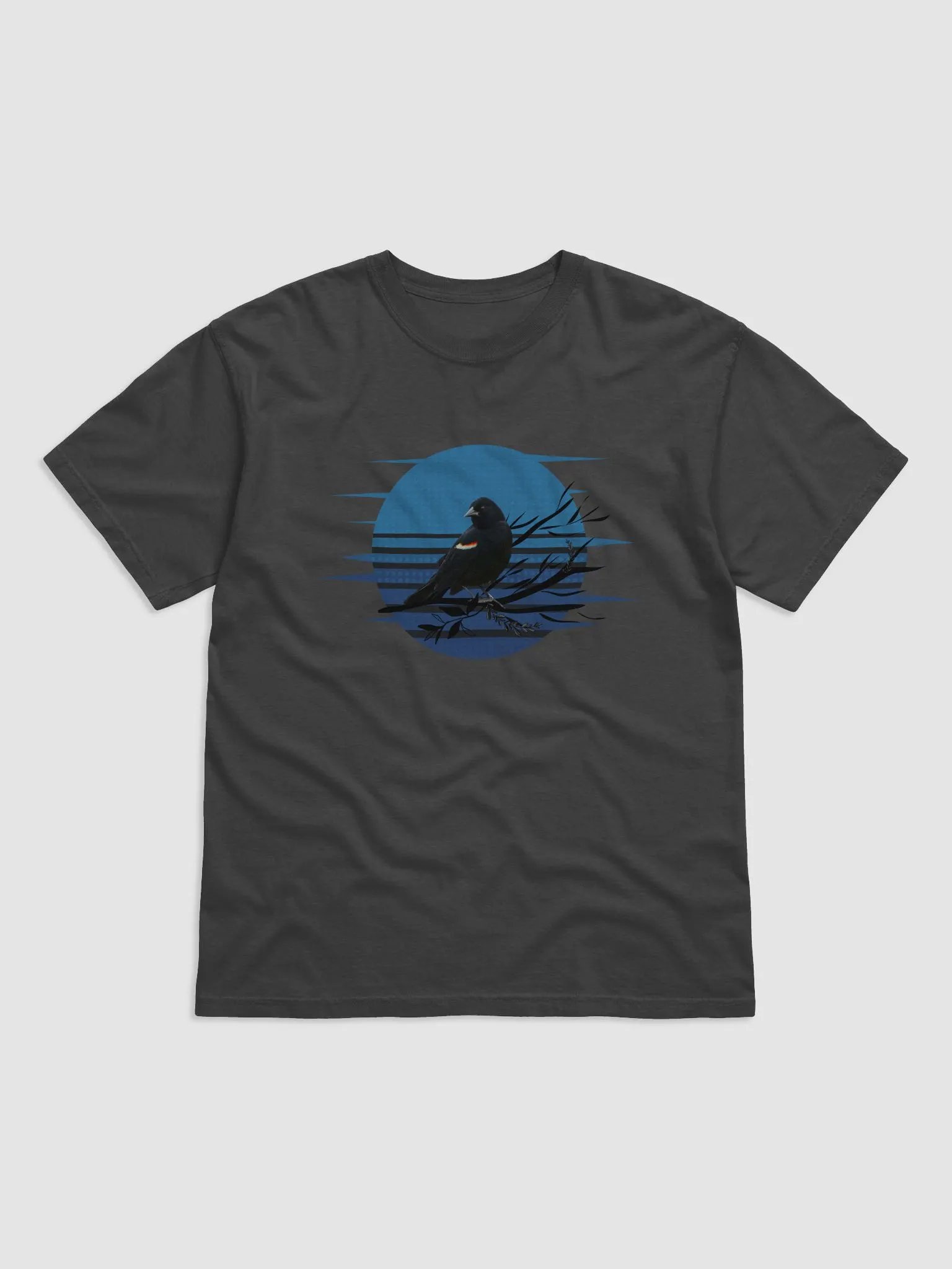 Red-winged Blackbird Wildlife Photography T-shirt product image (3)