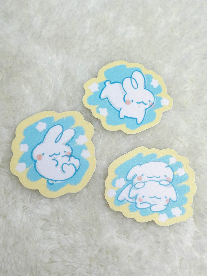 Doodle Bunni Glitter Sticker Pack product image (1)