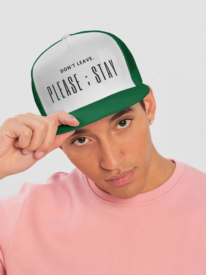 Don't Leave. Please ; Stay Hat - Suicide Prevention product image (4)