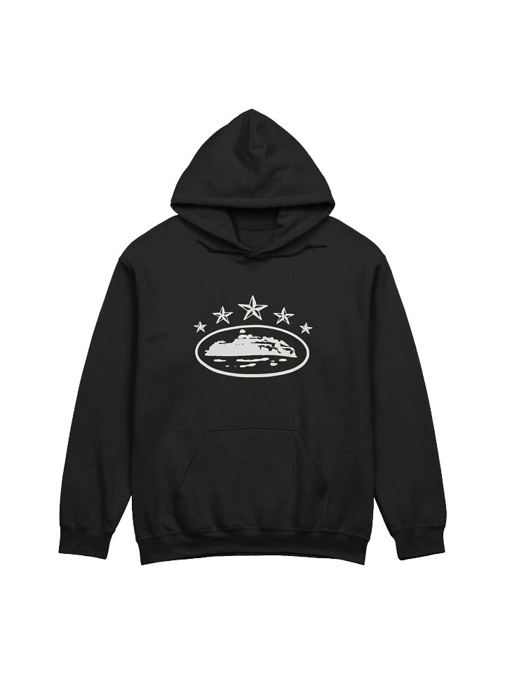 Corteiz 5 Starz Alcatraz Hoodie Black product image (1)