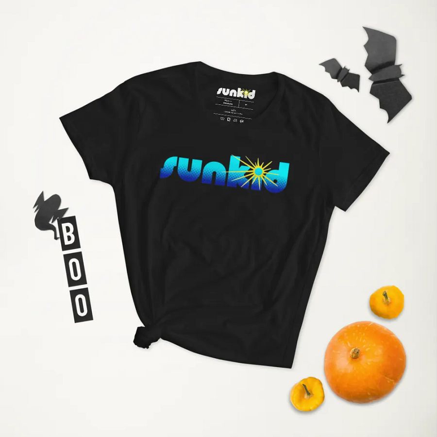 Blue sunkid logo women's T-shirt product image (10)