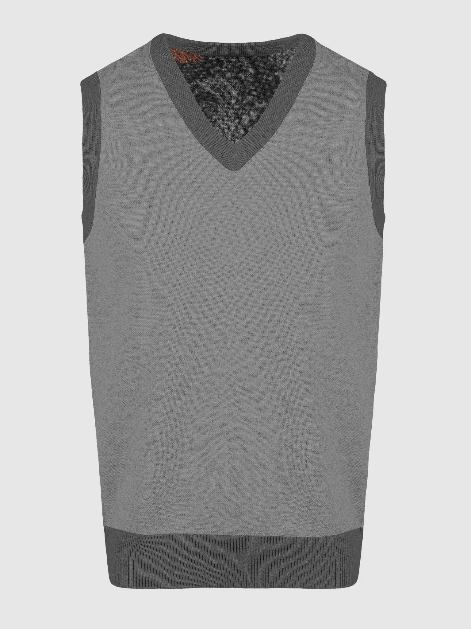 Roaring Tiger Knitted V-Neck Vest product image (11)