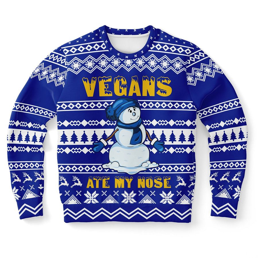 Funny Vegan Christmas Sweatshirt - 