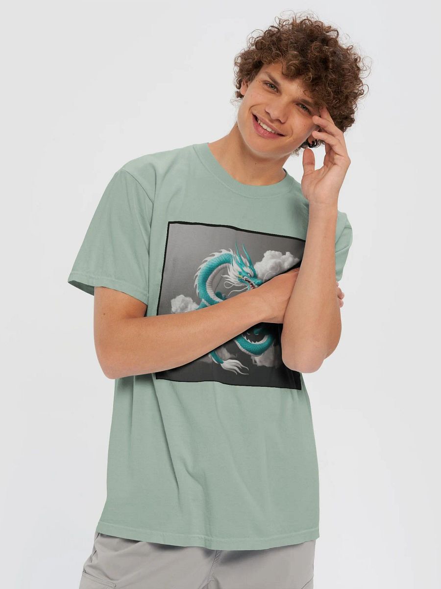 "Dragon's Fury: The Turquoise Chinese Dragon T-Shirt" product image (58)