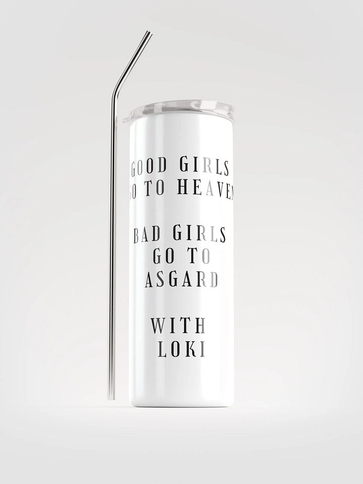 Good girls, Bad girls - White tumbler product image (2)