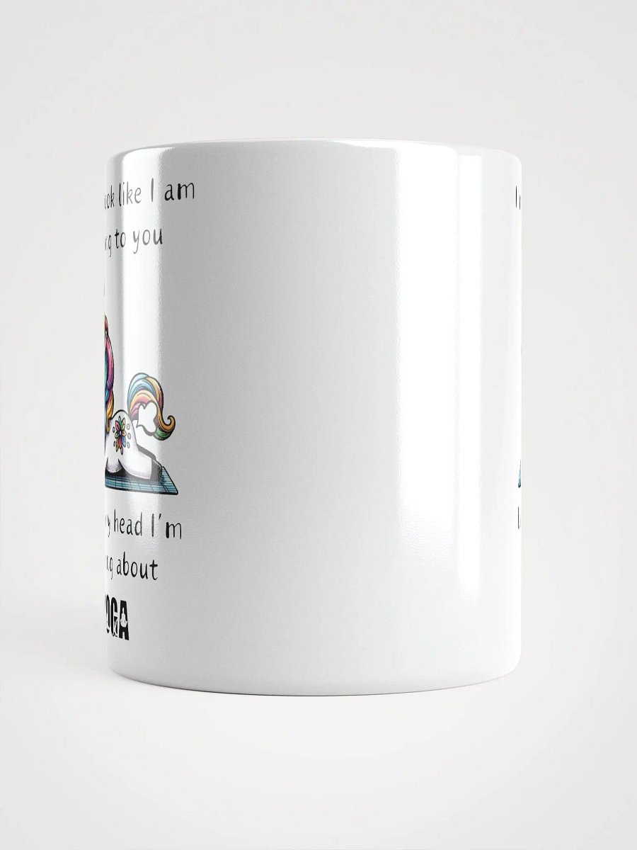 "Unicorn Yoga Pose" White Coffee Mug - Available in 11, 15, and 20 oz product image (5)