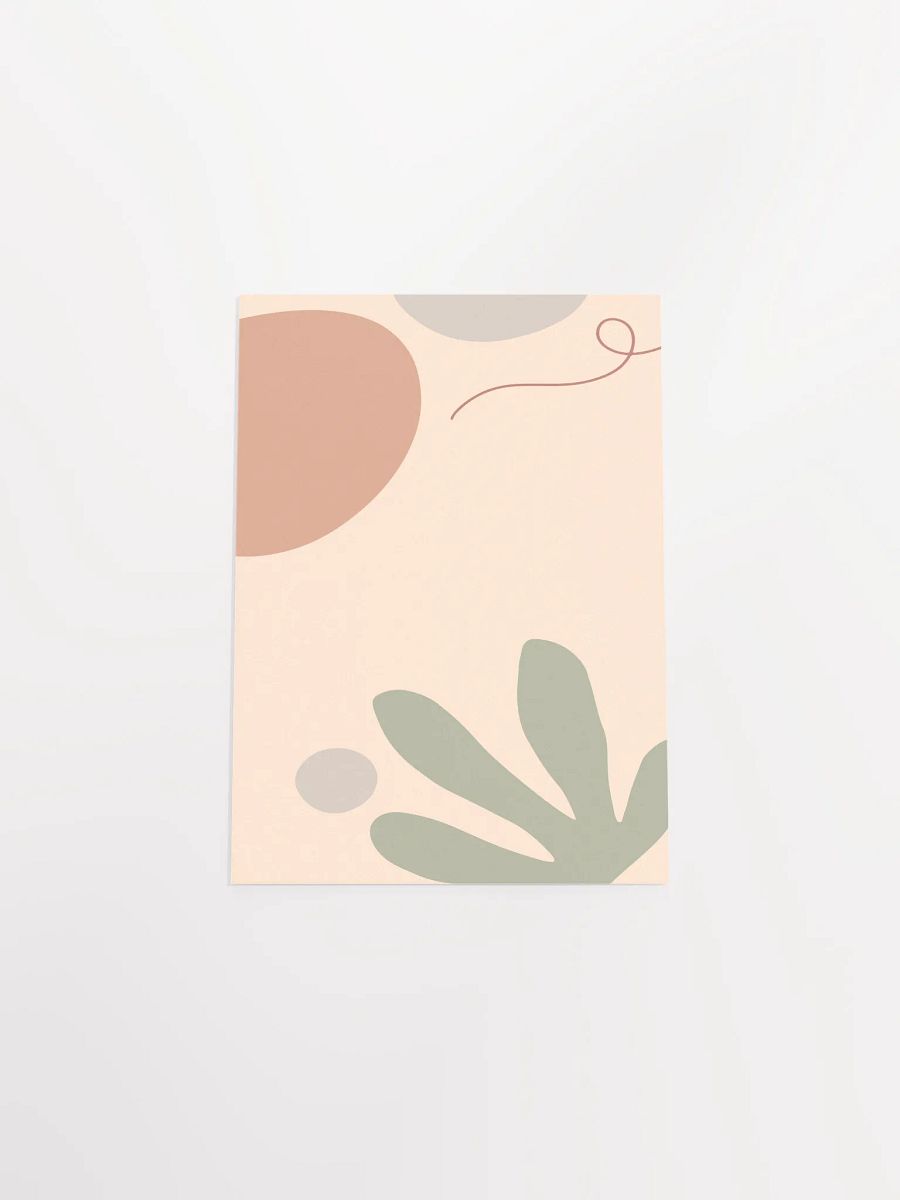 Boho abstract wall art — boho wall decor, aesthetic poster product image (9)