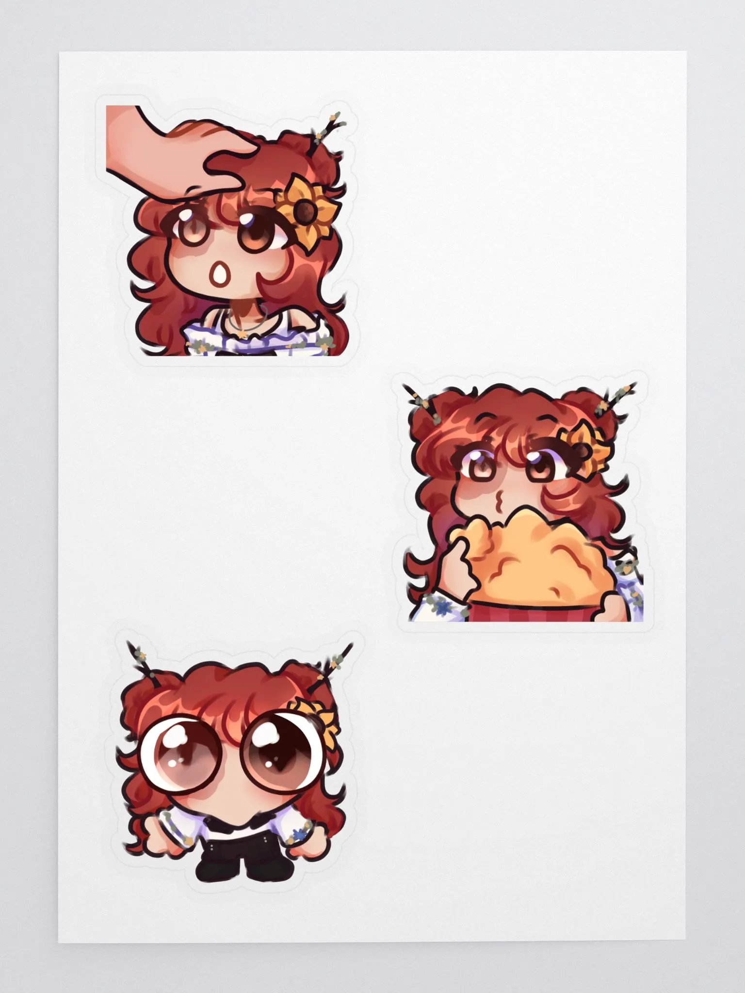 Crimrose Emote Sticker Bundle product image (3)