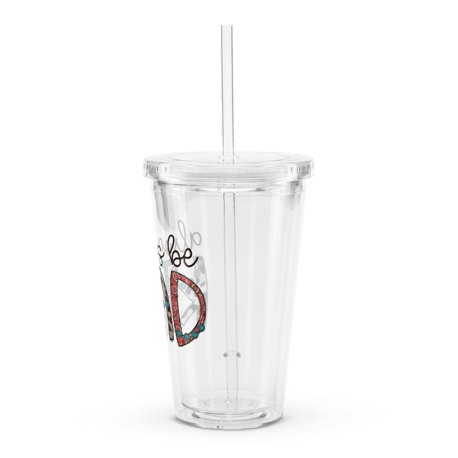 Always Be Kind - Double Wall Clear Plastic Tumbler product image (4)