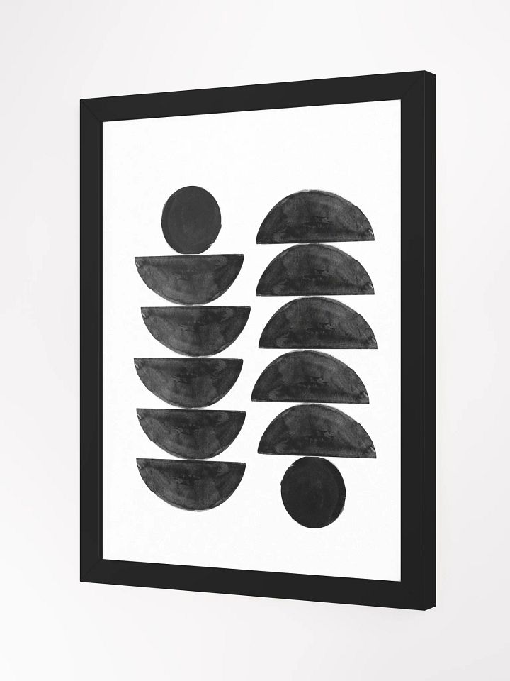 Geometric Elegance Framed Poster – Modern Abstract Wall Art | Minimalist Design | Premium Framed Décor for Homes and Offices product image (2)