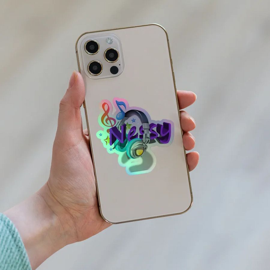 Sticker holográfico Nessy product image (8)