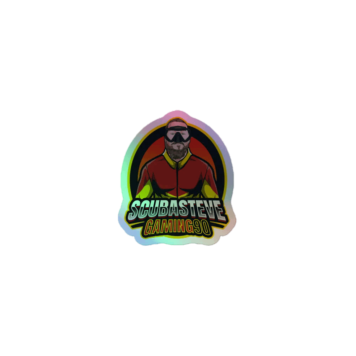 Official ScubaSteve Holographic Sticker product image (1)