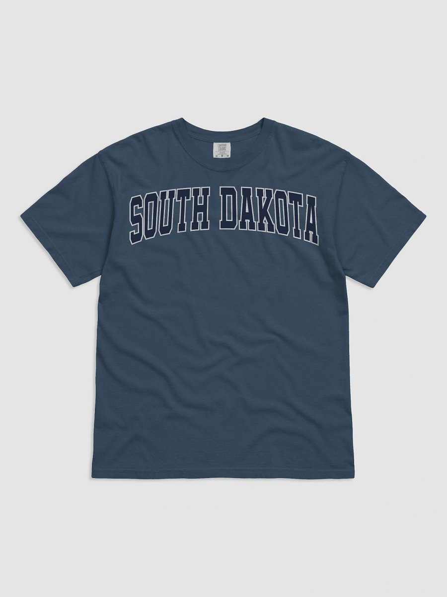South Dakota Vintage Varsity Unisex Garment-Dyed T-shirt product image (2)