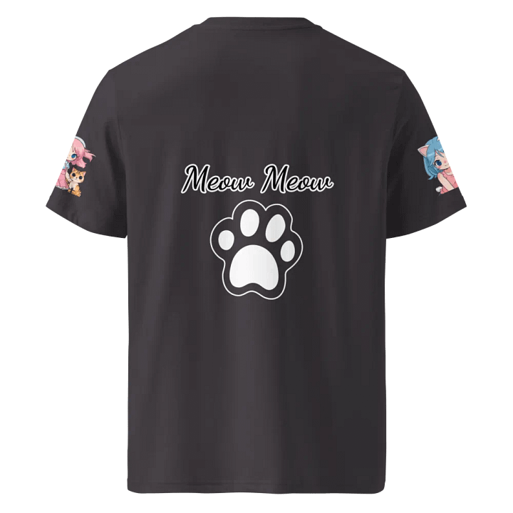Chibi Cat Lover Organic Cotton Tee product image (28)