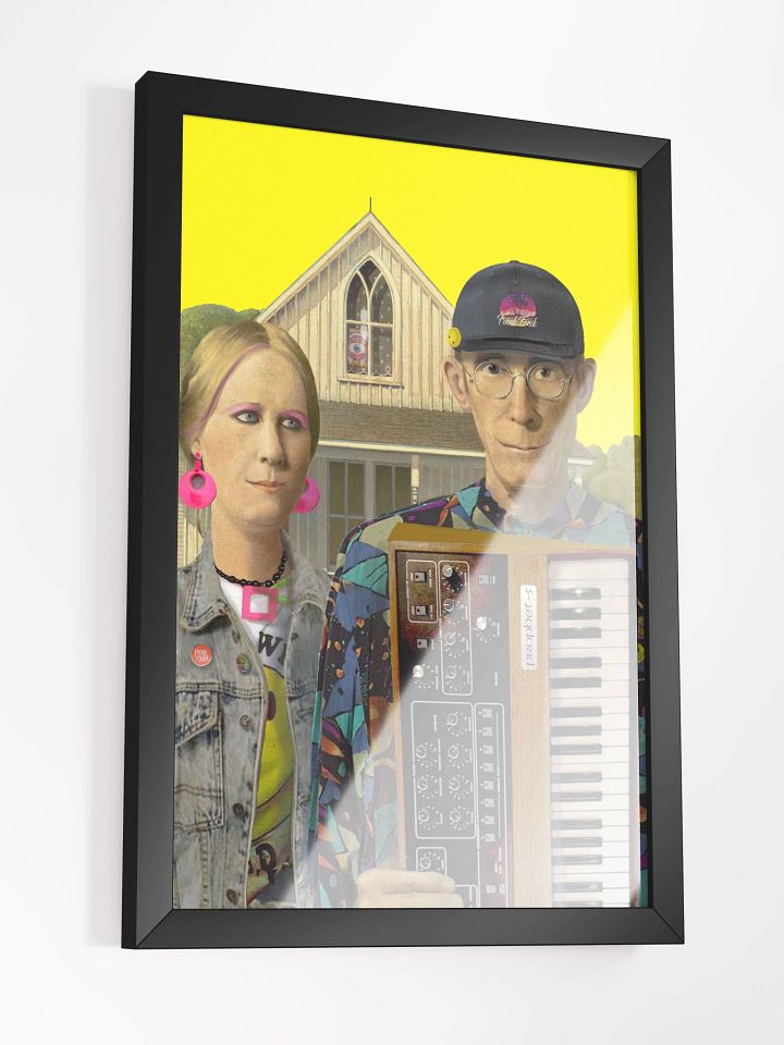 American Prophet by Frank Fonik (Sequential Prophet 5), Techno EDM Framed High Quality Matte Poster product image (9)