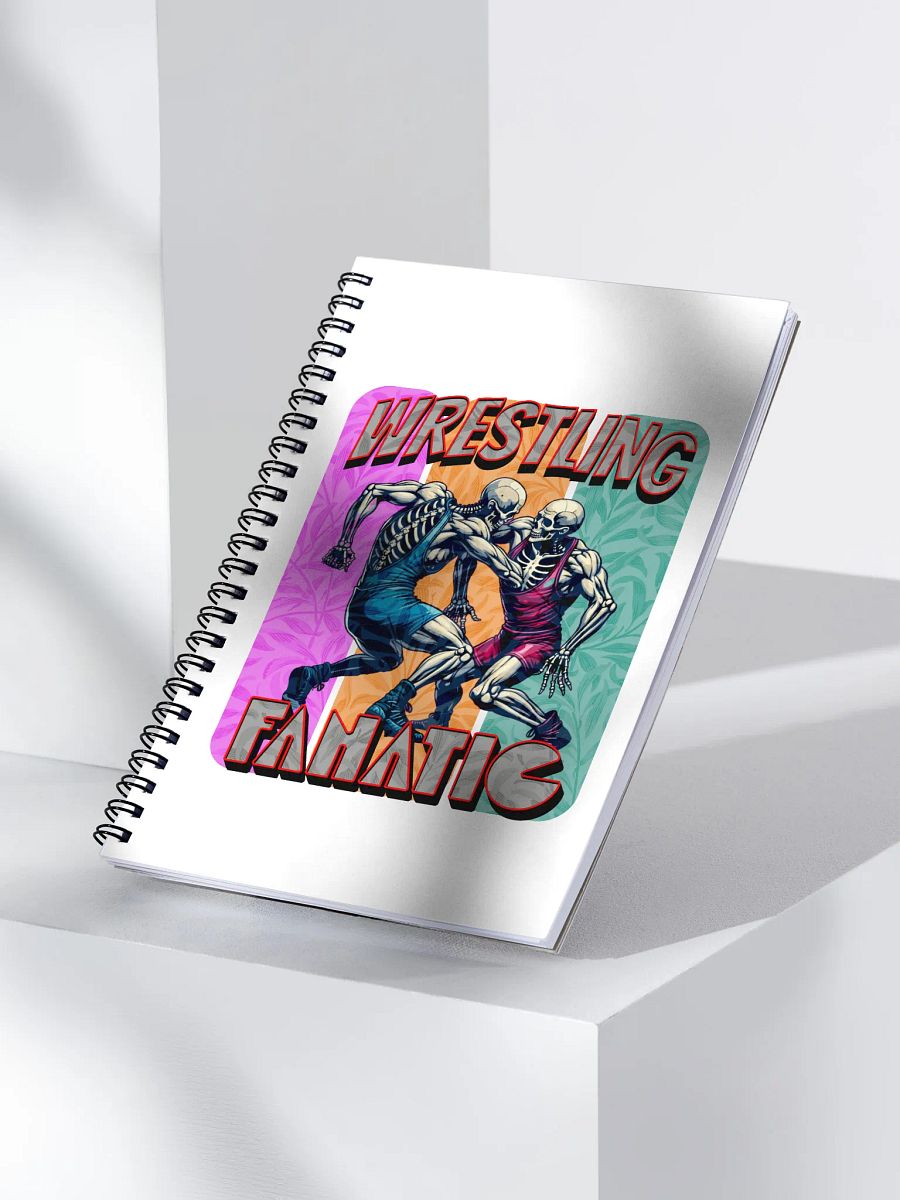 Wrestling Fanatic Skeleton Showdown Spiral Notebook product image (3)