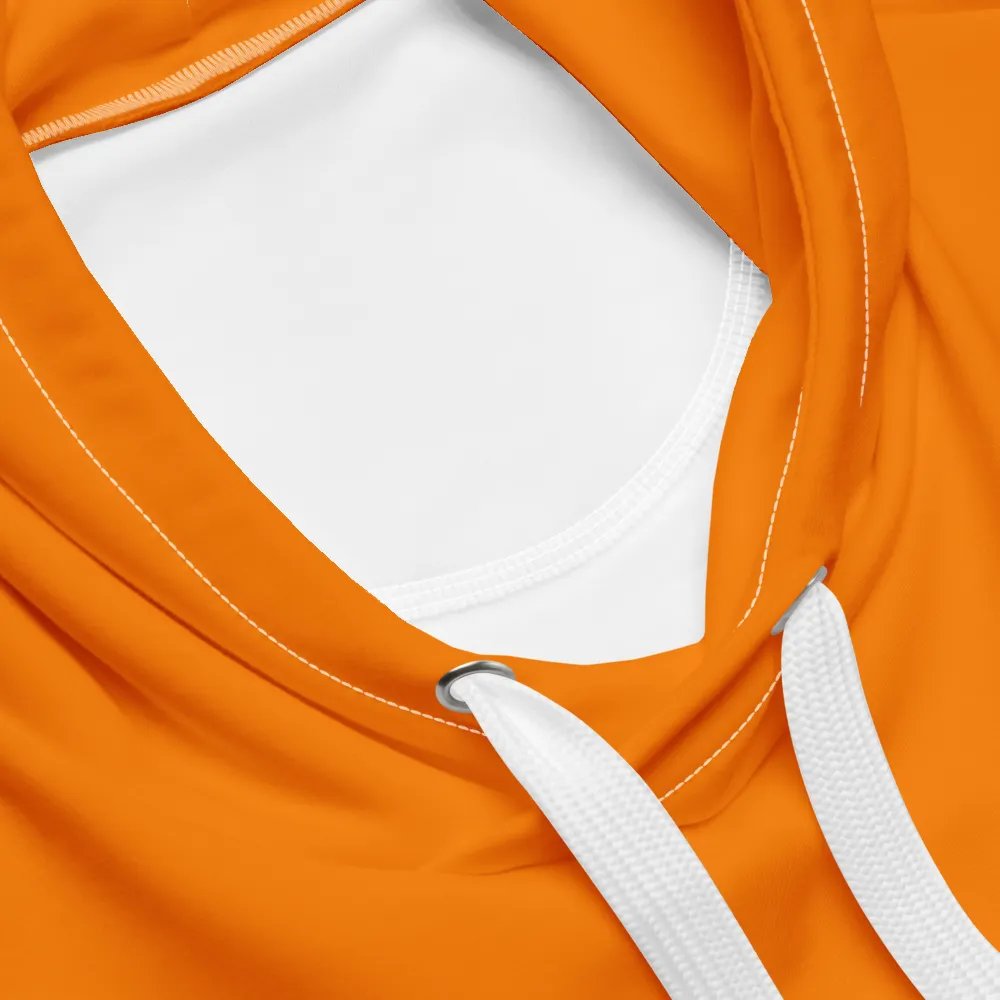 Plain Color Orange Hoodie product image (5)