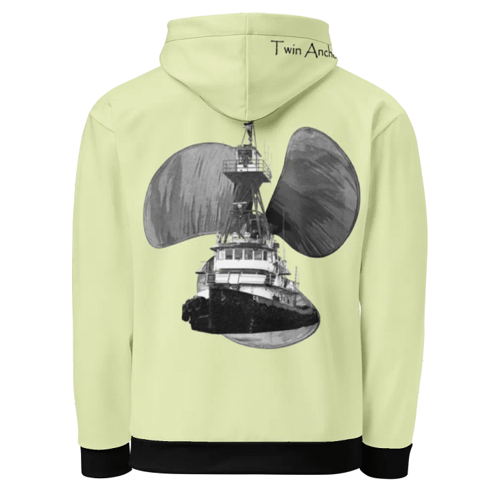 snow flurry Three blade prop Tug CE Flage Hoodie product image (1)